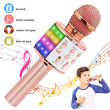 WIRELESS PORTABLE HANDHELD BLUETOOTH KARAOKE MICROPHONE