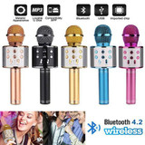 WIRELESS PORTABLE HANDHELD BLUETOOTH KARAOKE MICROPHONE