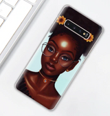 Melanin Poppin Case for Samsung S10 Plus, S10, S10E, S9 Plus, S9, S8 Plus, S8, S7 Edge, S7, S6, S6 Edge, Note 8, Note 9, Note 10, Note 10 Plus