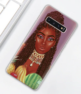 Melanin Poppin Case for Samsung S10 Plus, S10, S10E, S9 Plus, S9, S8 Plus, S8, S7 Edge, S7, S6, S6 Edge, Note 8, Note 9, Note 10, Note 10 Plus