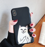 Despise Cat iPhone Case 11 Pro Max, 11 Pro, 11, Xs Max, XS/X, Xr, 8/7 Plus, 8/7, 6s Plus, or 6/6s