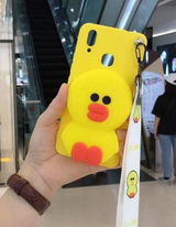 3D Cartoon Zipper Wallet Silicone Cover for Samsung Note 10 Plus, Note 10, S10 Plus, S10,  Note 9, S9 Plus, S9, Note 8, S8 Plus, S8, S7 Edge, S7
