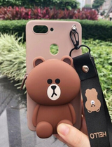 3D Cartoon Zipper Wallet Silicone Cover for Samsung Note 10 Plus, Note 10, S10 Plus, S10,  Note 9, S9 Plus, S9, Note 8, S8 Plus, S8, S7 Edge, S7