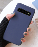 Silicone Cover for Samsung Note 10 Plus, Note 10, S10 Plus, S10, S10 Lite, S10 E, Note 9, S9 Plus, S9, Note 8, S8 Plus, S8