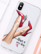 Beautiful Girl Pattern Case For iPhone 11 Pro Max, 11 Pro, 11, Xs Max, XS/X, Xr, 8/7 Plus, 8/7, 6s Plus, or 6/6s