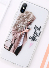 Beautiful Girl Pattern Case For iPhone 11 Pro Max, 11 Pro, 11, Xs Max, XS/X, Xr, 8/7 Plus, 8/7, 6s Plus, or 6/6s