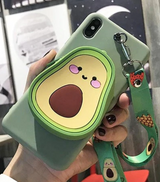 3D Cartoon Zipper Wallet Silicone Cover for iPhone 11 Pro Max, 11 Pro, 11, Xs Max, Xs/X, XR, 8/7 Plus, 8/7, 6s Plus, 6/6s