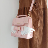 Lolita Wing Bow Shoulder Bag Kawaii Handbag #JU2621