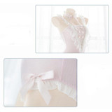 Kawaii Lace Mesh Tutu Bodysuit Sweet Lolita Lingerie #JU3027