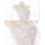 Kawaii Lace Mesh Tutu Bodysuit Sweet Lolita Lingerie #JU3027