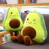 Kawaii Avocado Stuffed Toy Plush Fruit Pillow #JU2898