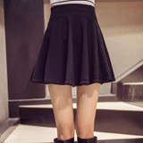 Kawaii High Waist Casual Pleated Mini Skirt [9 Colors] #JU2262