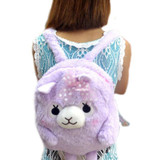 Kawaii Plush Alpaca Backpack [5 Colors] #JU2212