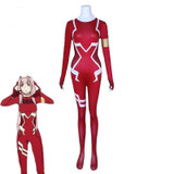 DARLING in the FRANXX Zero Two 002 Combat Jumpsuit Cosplay Costume #JU2068