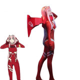 DARLING in the FRANXX Zero Two 002 Combat Jumpsuit Cosplay Costume #JU2068