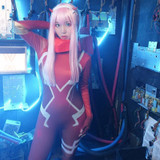 DARLING in the FRANXX Zero Two 002 Combat Jumpsuit Cosplay Costume #JU2068