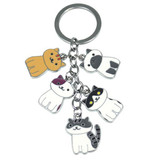 Super Kawaii Neko Atsume Cat Keychain Accessories [4 Styles] #JU1953