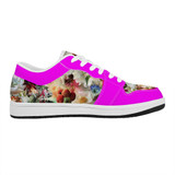Olanquan Floral Low Top Leather Sneakers