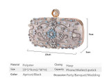 Women's Beaded Bridal Wedding Clutches