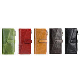 Women's Luxury Leather Long Clutch Wallets