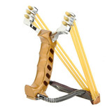 Powerful Back Pocket Slingshot with Rubber Band Tubing