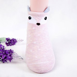 Women Animal Print Cotton Socks