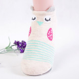 Women Animal Print Cotton Socks