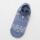 Women Animal Print Cotton Socks