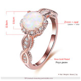 Rainbow Opal Ring