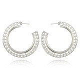 Hollow Out Hoop Earrings