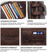 Genuine Men's Leather Clutch Wallet