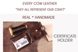 Real Cowhide Leather Men's Compact Wallet