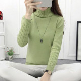 Women Long Sleeve Turtleneck Sweater