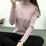 Women Long Sleeve Turtleneck Sweater