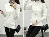Women Long Sleeve Turtleneck Sweater