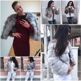 Women Shaggy Faux Fur Coat