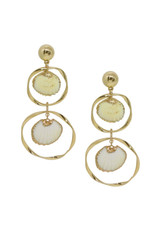 Beach Please Shell Statement Earrings
