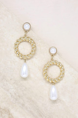 Twisted Drop Pearl Earrings Twisted Drop Pearl Earrings