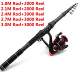 Carbon Fiber Telescopic Fishing Rod