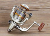 Wooden Spinning Fishing Reel