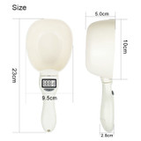 800g/1g Pet Food Scale Cup for Dog Cat Feeding Bowl Kitchen Scale Spoon Measuring Scoop Cup Portable With Led Display