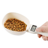 800g/1g Pet Food Scale Cup for Dog Cat Feeding Bowl Kitchen Scale Spoon Measuring Scoop Cup Portable With Led Display