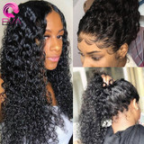 Glueless Curly Lace Front Human Hair Wigs Pre Plucked 13x4/13x6 Lace Front Wig For Black Women EVA HAIR Brazilian Jerry Curl Wig