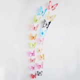 18pcs 3D Crystal Butterfly Wall Stickers