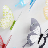 18pcs 3D Crystal Butterfly Wall Stickers
