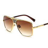 Fashion retro large square sunglasses