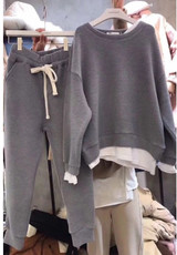 Women's Two Piece Outfit Sweater Tracksuit Set