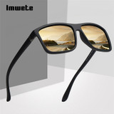 Imwete Polarized Sunglasses Men Movement Designer Driving Sun glasses Women Vintage Anti-UV Driver Black Goggles Eyewear Imwete Polarized Sunglasses Men Movement Designer Driving Sun glasses Women Vintage Anti-UV Driver Black Goggles Eyewear