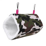 Warm Canvas + cashmere Bird Hamster Chinchilla Hanging Bed Cage Hanging Nest Bed Small Pet House Hammock Small Animal Cage Bed