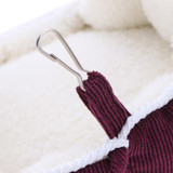 Washable Hamster Squirrel Rabbit Nest Pet Sofa Guinea Pig Chinchillas Warm Bed Nest Hamster House Cage Accessories Mini Animals